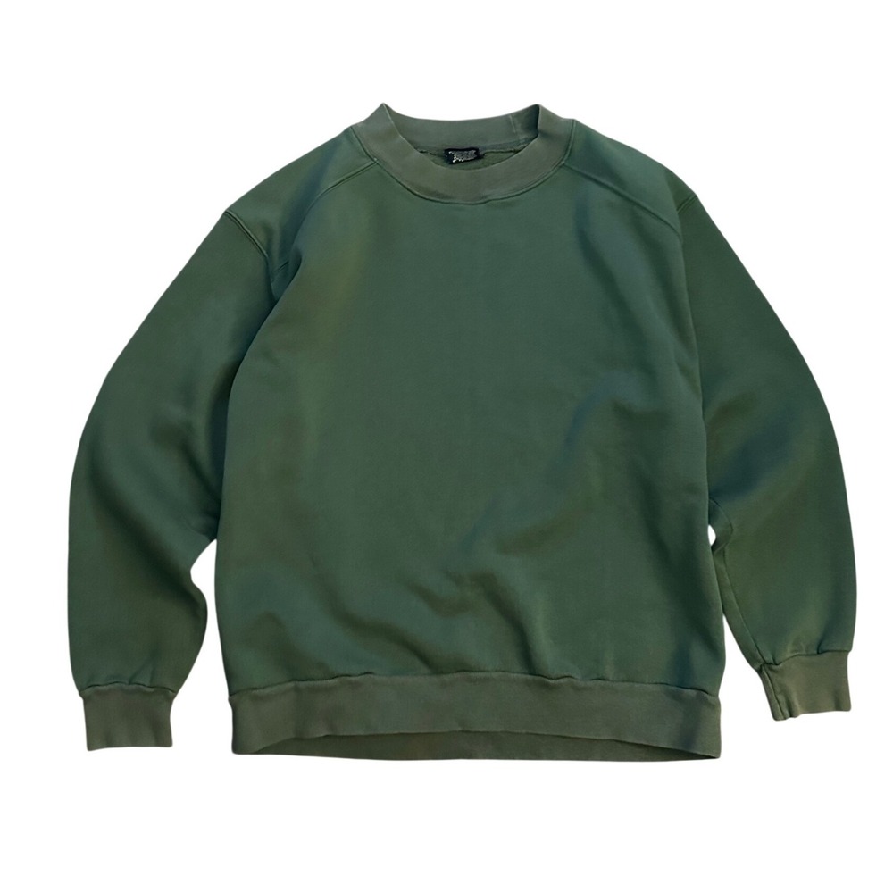 Vintage‎ Jansport Crewneck Sweatshirt Mens XL Green Made in USA Raglan Pullover